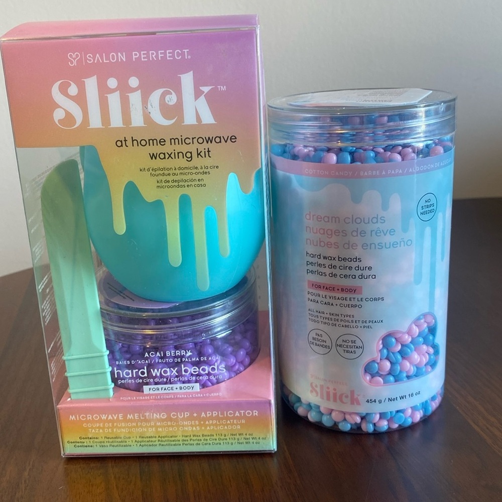 SLIIK duo - waxing kit and hard wax beads - face and body - new!